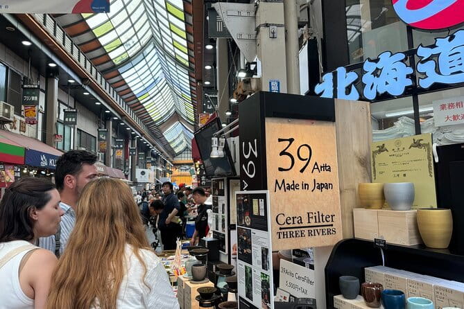 1.5 Hour Food Tour at the Kuromon Market in Osaka - What You Actually Taste: Seafood, Street Food, Tempura, Mochi
