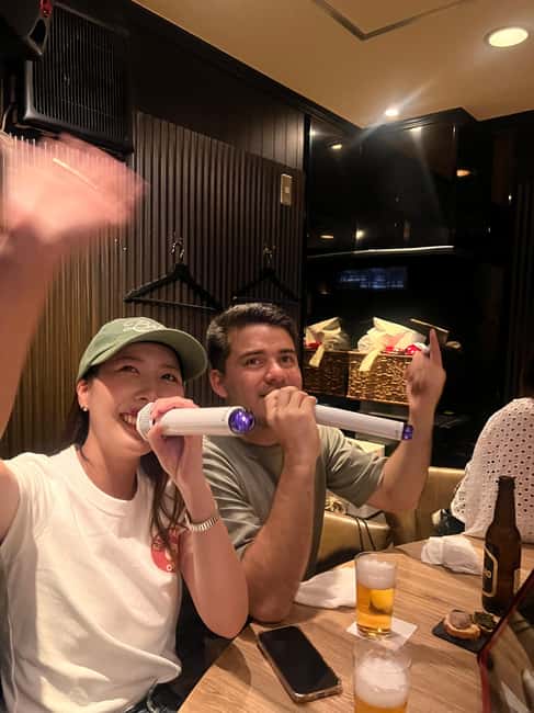 3.5h Osaka Night guided Local Bar Hopping, Sake & Karaoke - The karaoke finale: singing with locals and all-you-can-drink momentum