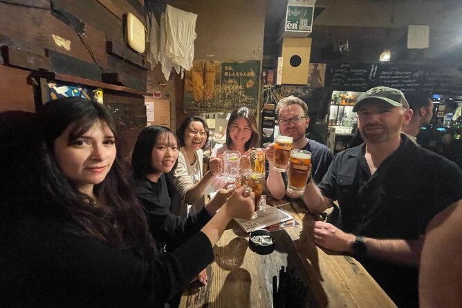 3Hour Osaka Pub Crawl Bar Hopping Nightlife Guided Tour in Namba - Stop 2, Kanemasa Liquor Store: Local Okonomiyaki Energy