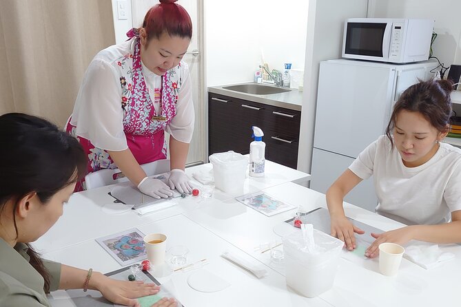 Beautiful Wagashi (Japanese Sweet) Making Class - A possible extra treat: matcha and Japanese instruments