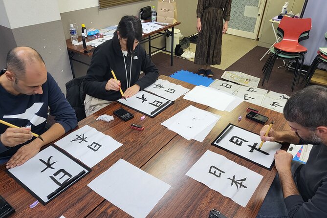 Calligraphy Workshop in Namba, Dotonbori - Writing your name in kanji or katakana: how to make it feel doable