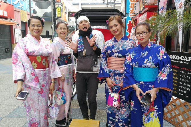 Exiting Rickshaw ride and Kimono experience - Kimono first: why the dressing part is the best setup