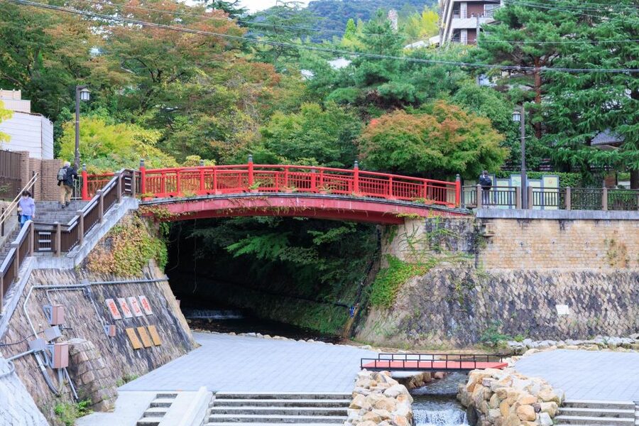 From Osaka: Himeji Castle, Arima Onsen & Mt. Rokko Day Tour - Koko-en garden, built to frame the castle view