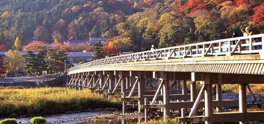 From Osaka: Kyoto, Nara, Fushimi Inari & Arashiyama Day Tour - Arashiyama Station footbath and the Kimono Forest lights
