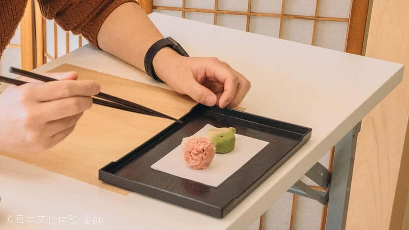 Japanese Traditional Sweets "Nerikiri" making - What you actually make: flower shaped Nerikiri and Kinton Nerikiri