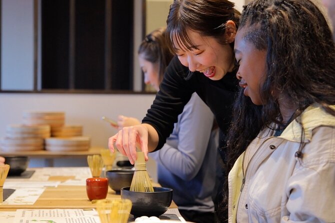 Matcha Making Class in Osaka with Authentic Japanese Sweets Set - Learning matcha for real, not just watching someone else