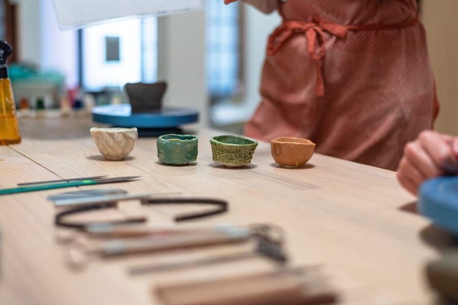 Matcha Tea Bowl Experience in Osaka - Kurinuki bowl carving: how you shape your own chawan
