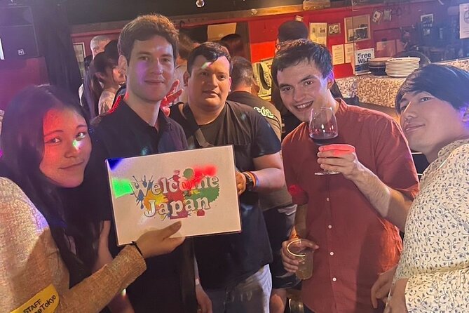 Meet Locals experience Fun Chat Drink Osaka International Party - Timing and logistics: Sunday evenings in Umeda