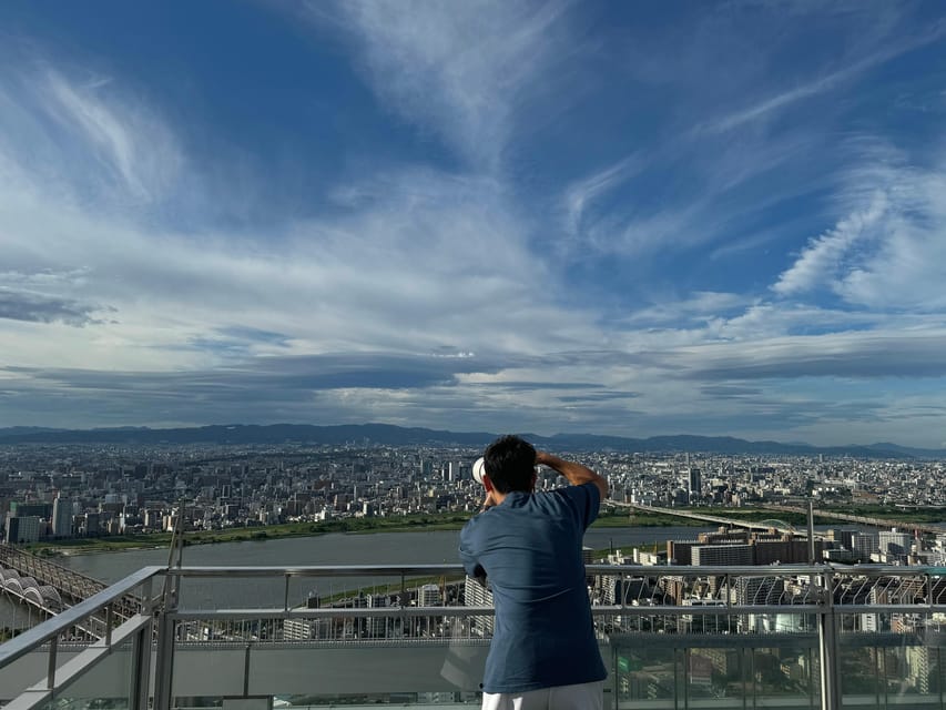 Osaka: 1-Day Guided Tour - Sky Bldg, Castle, Namba Shinsekai - Namba lunch time, regional food with a cost you control