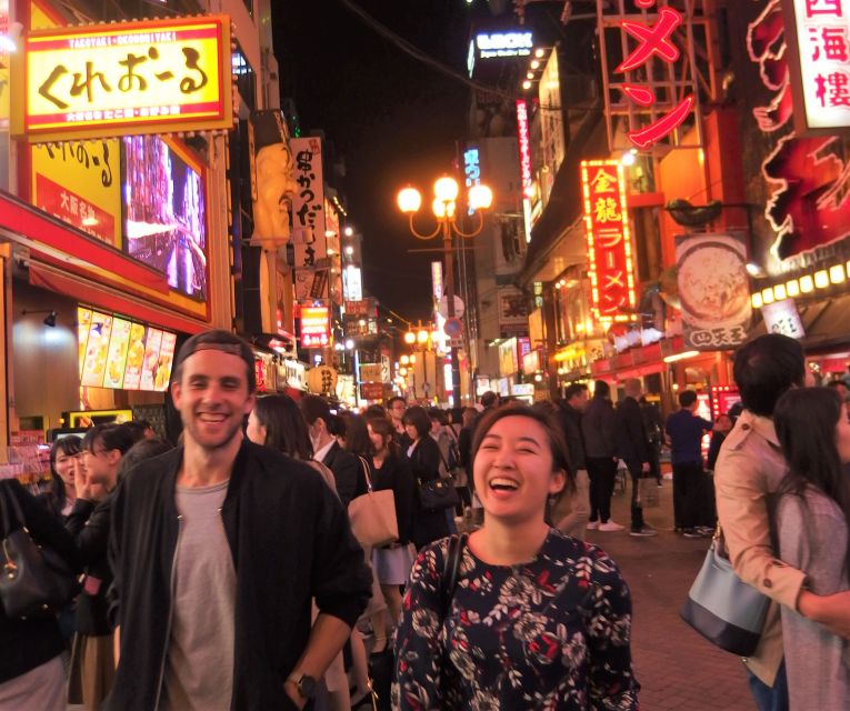 Osaka: Bar-Hopping Night Tour in Namba - Hozenji Temple after dark: the quiet anchor before the food stops