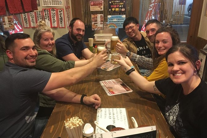Osaka Bar Hopping Night Walking Tour in Namba (3 bars, 6 tastes) - Hozen-ji Temple, Mossy Statues, and the Atmosphere of Hozenji Yokocho