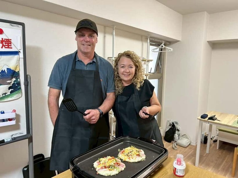 Osaka : Cooking Class Okonomiyaki & Takoyaki course in Nanba - Timing and logistics: a 2-hour plan that works on a trip day