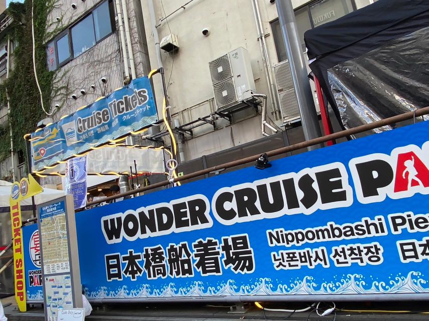 Osaka: Dotonbori District River Cruise with Drink Discount - Entering Dotonbori from Nihonbashi Pier