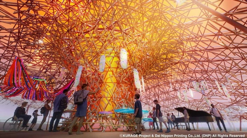 Osaka: Expo 2025 Admission Ticket - Meeting Myaku-Myaku: The Fun Connector in a Big Crowd