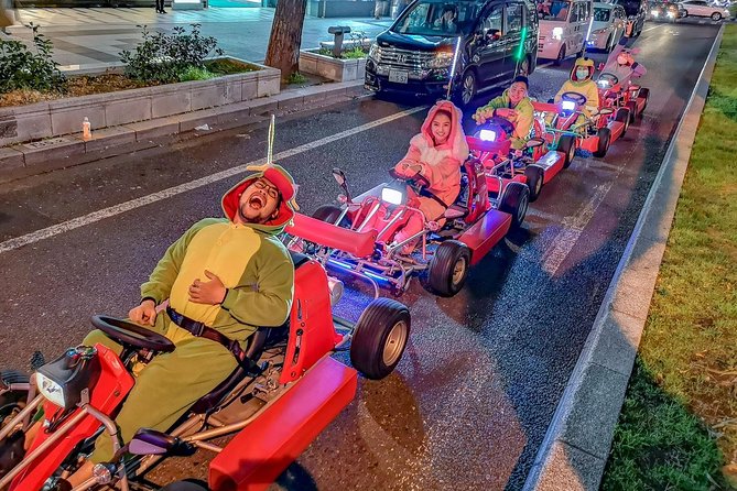 Osaka Go Karting Tour with Funny Costume - Tsutenkaku Tower and Local Food Streets, Without the Waiting