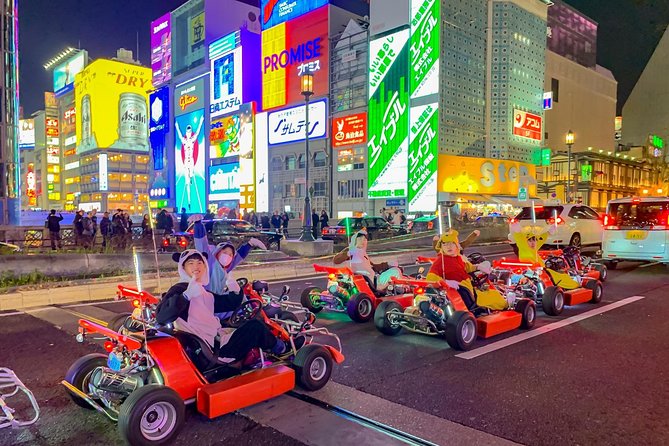 Osaka Go Karting Tour with Funny Costume - Kitashinchi and the American Quarter Feeling