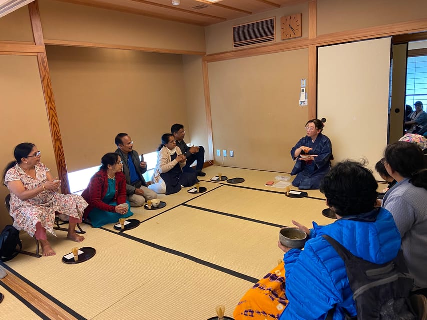 Osaka; Japanese Tea ceremony experience, Macha and Sencha - Sencha sweets and tasting etiquette in the second half