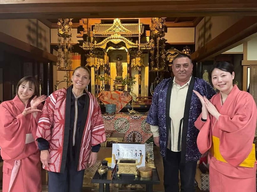 Osaka: Japanese Zen Massage and Facial at the Temple/180-min - Tea Ceremony With Japanese Sweets and Photo Keepsakes