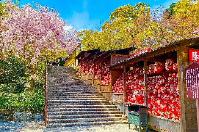 Osaka / Kyoto: Katsuoji, Arashiyama & Kinkaku-ji One Day Tour - Arashiyama bamboo forest and Nonomiya Shrine: free stops that set the tone