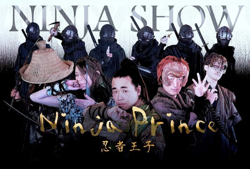 Osaka : Live Ninja Samurai Show - Ninja Prince at Namba, an easy add-on near Dotonbori