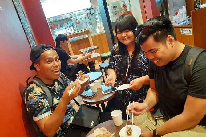 Osaka Local Foodie Walking Tour in Dotonbori and Shinsekai - Stop-by-stop: kushikatsu at Tsutenkaku, then temple snacks at Hozen-ji
