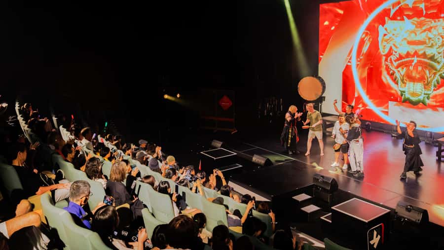 OSAKA NIGHT FUSION Japanese Taiko Kabuki Samurai Dance Show - Audience Participation: How It Works and Why It Feels Fun