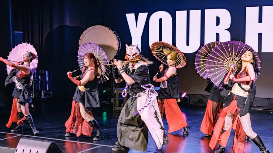 OSAKA NIGHT FUSION Japanese Taiko Kabuki Samurai Dance Show - Price and Value for a $40 Osaka Show