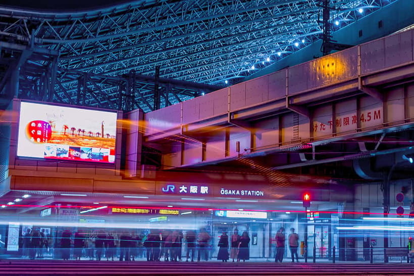 Osaka Night Photography Workshop - Nipponbashi next, for street scenes and sharper framing