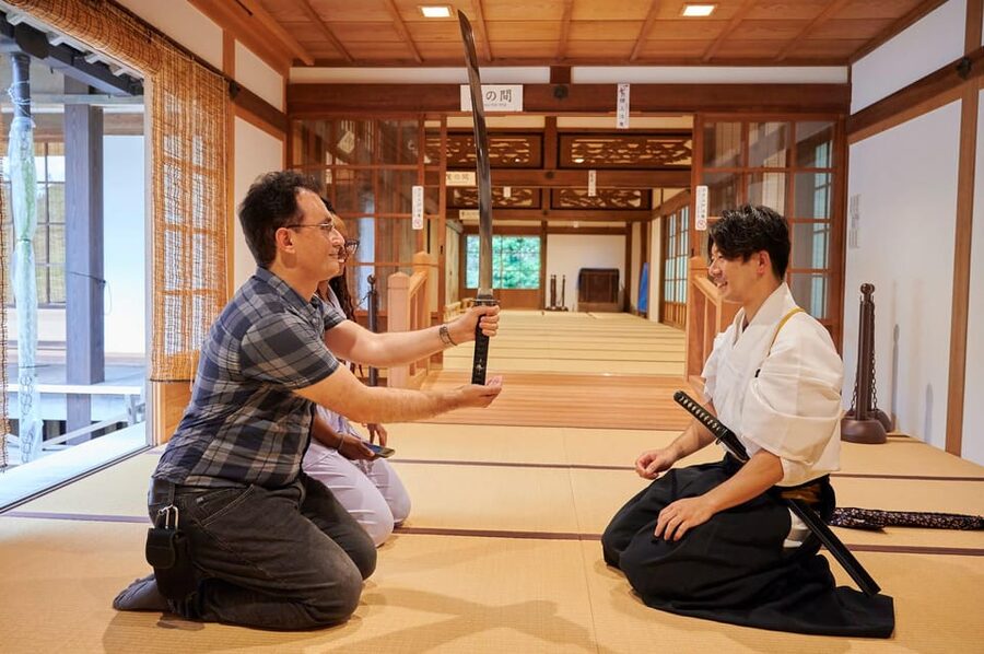 Osaka: Private Samurai Experience - Train with Sword Master - Ryuan-ji Temple in Minoh makes the training make sense