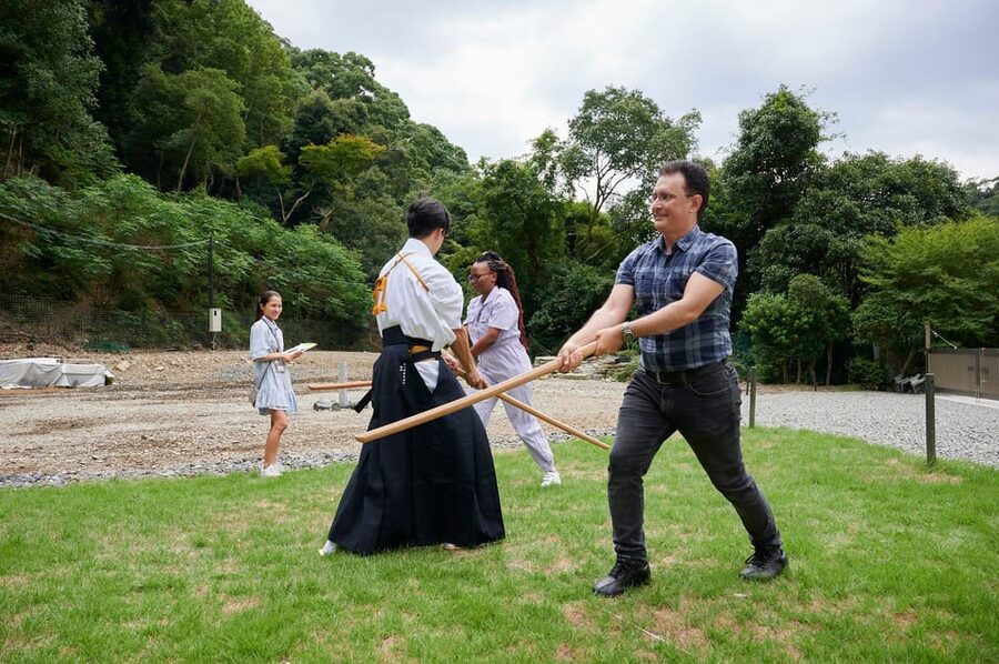 Osaka: Private Samurai Experience - Train with Sword Master - Wooden swords to real swords, and the paper-cut moment (when offered)