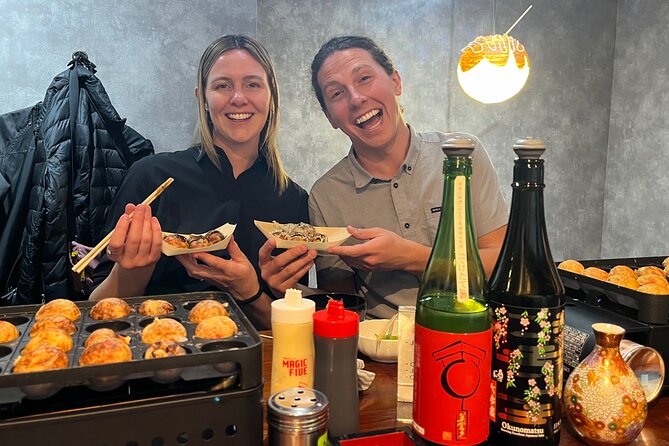 Osaka Sake Tasting & Takoyaki Cooking Experience - Key takeaways