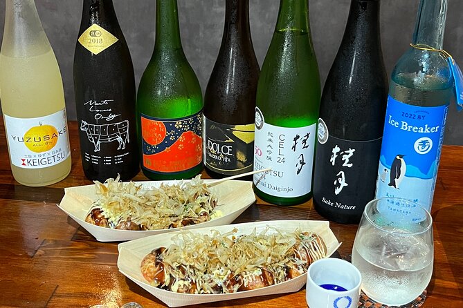 Osaka Sake Tasting & Takoyaki Cooking Experience - Osaka in two hours, sake in one hand and takoyaki in the other