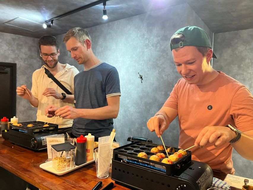 Osaka Sake Tasting with Takoyaki Cooking - DIY Takoyaki: Cook Your Own Personalized Osaka Street Food