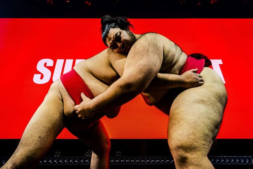 Osaka:SUMO BEATS SHOWCASE: Taiko Drum and Wagyu burger! - Sumo and taiko collide at PICCADILLY PREMIUM in Umeda