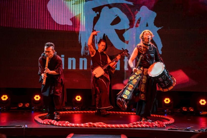 Osaka:SUMO BEATS SHOWCASE: Taiko Drum and Wagyu burger! - What the show actually feels like, from silence to shouting