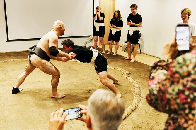 Osaka Sumo Experience with Live Show and Audience Challenge - The Tachiai Moment: Why That First Hit Matters