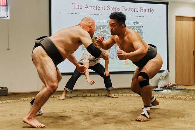 Osaka Sumo Experience with Live Show and Audience Challenge - Audience Challenge: Your Chance to Try Sumo