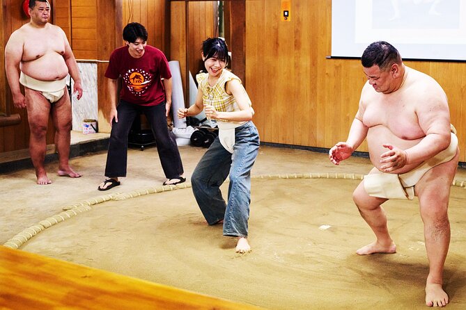 Osaka Sumo Experience with Live Show and Audience Challenge - Location in Osaka: Where You Meet and How It Feels