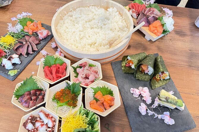 Osaka Sushi Cooking Class "Learn here and make it at home" - What You Make: Maki Rolls and Temari Rice Balls