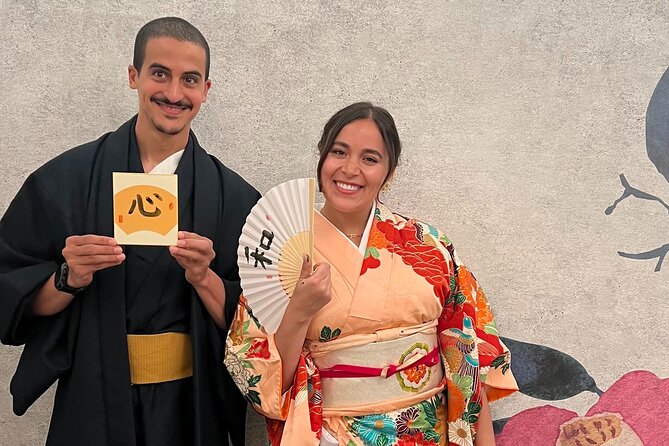 Osaka: Tea Ceremony, Calligraphy, and Kimono Experience - Calligraphy in your hands: Tools provided, and you leave with a piece