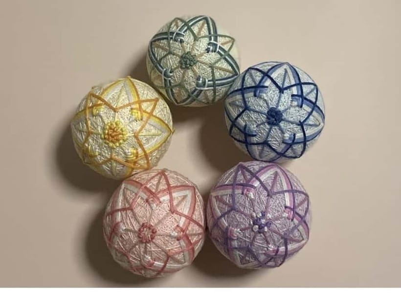 Osaka: Temari Embroidery Workshop - C-Flat at SARASA HOTEL Shinsaibashi: Practical Start Point