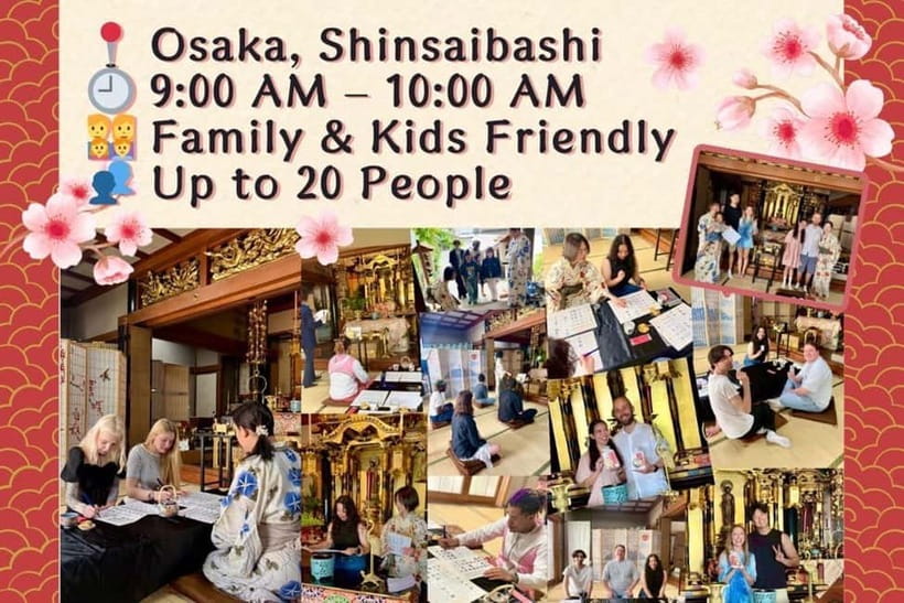 Osaka: Temple Tour and Traditional Calligraphy Lesson - Key takeaways before you go