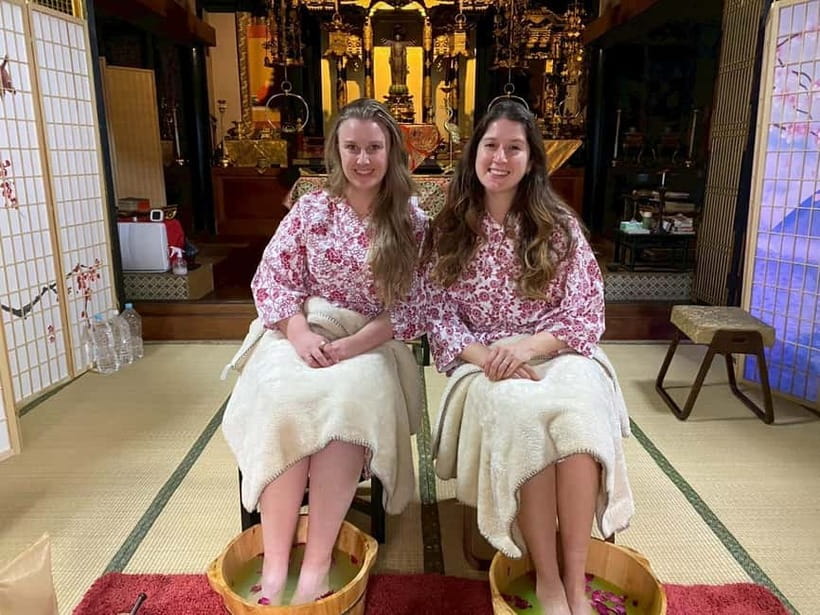 Osaka Temple :Warm Bamboo Oil Massage – Deep Restore〈90min〉 - Zen Meditation With Bell and Kneaded Incense