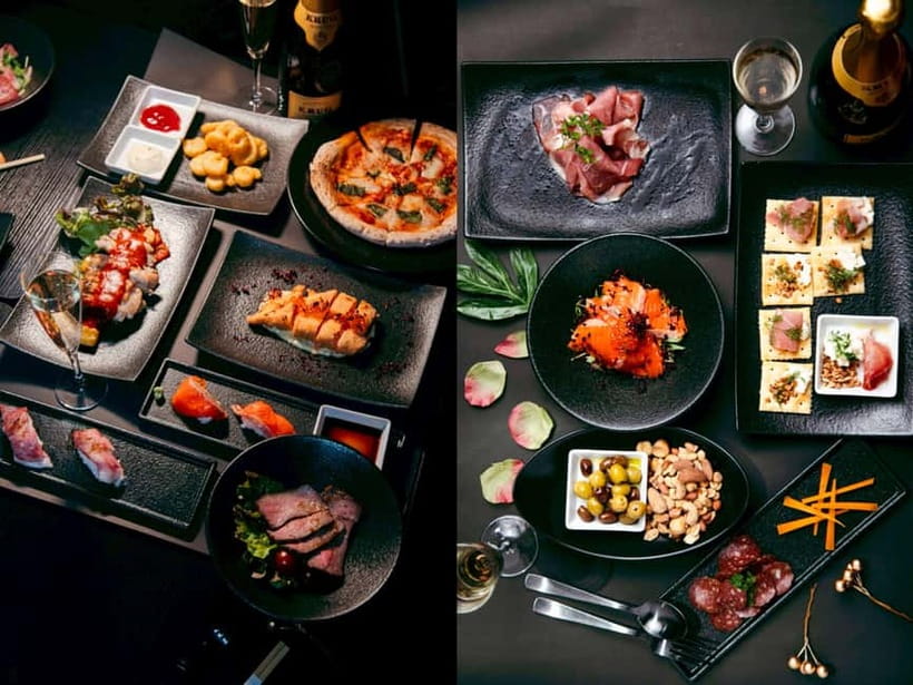 Osaka Umeda: PICCADILLY DINNER SHOW & NIGHTCLUB with Tasting - Meal plan options: Casual Italian, Premium Italian beef, or the Japanese four-season course