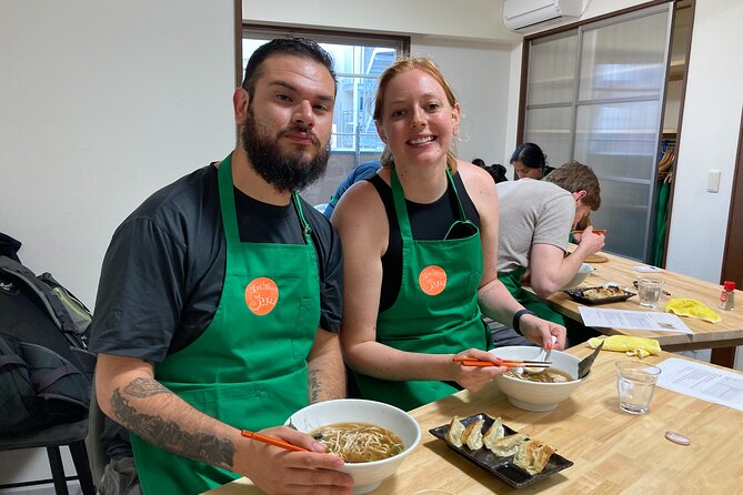 Ramen and Gyoza Cooking Class in Osaka Dotonbori - Getting your bearings at Cooking Sun (and finding the room)