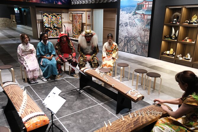 Samurai dress-up and shows, plus Tea Ceremony & Calligraphy - Live Traditional Music: How It Ties the Whole Program Together