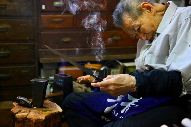Sharpen Japanese Knives in Osaka - Stop 1: Sakai Traditional Industrial Hall and the Range of Knife-Making