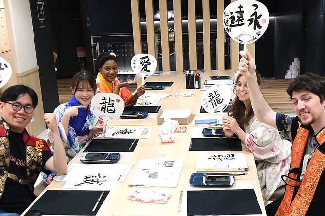 Tea and Calligraphy Session at a Table in Osaka - Shinsaibashi ARTY Inn, one cultural stop with optional extras