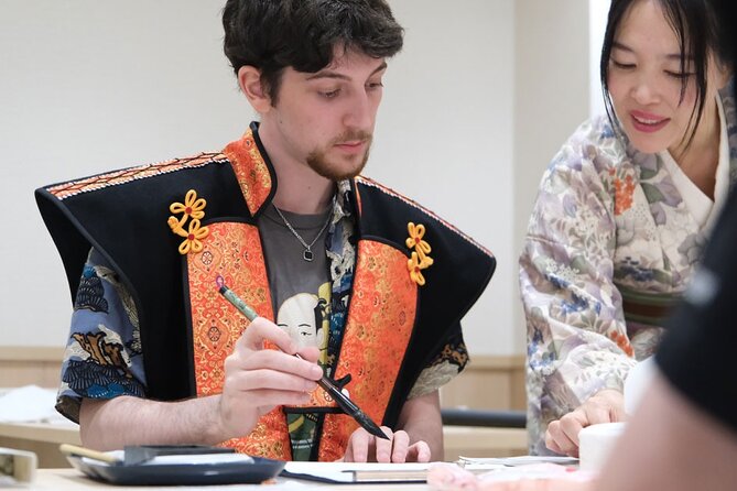 Tea and Calligraphy Session at a Table in Osaka - Price and value for $22.76 per person