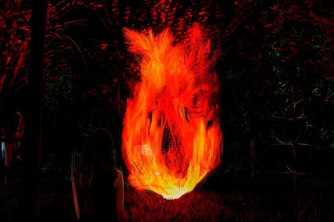 TeamLab Botanical Garden Osaka Ticket - The bald cypress forest effect as you move